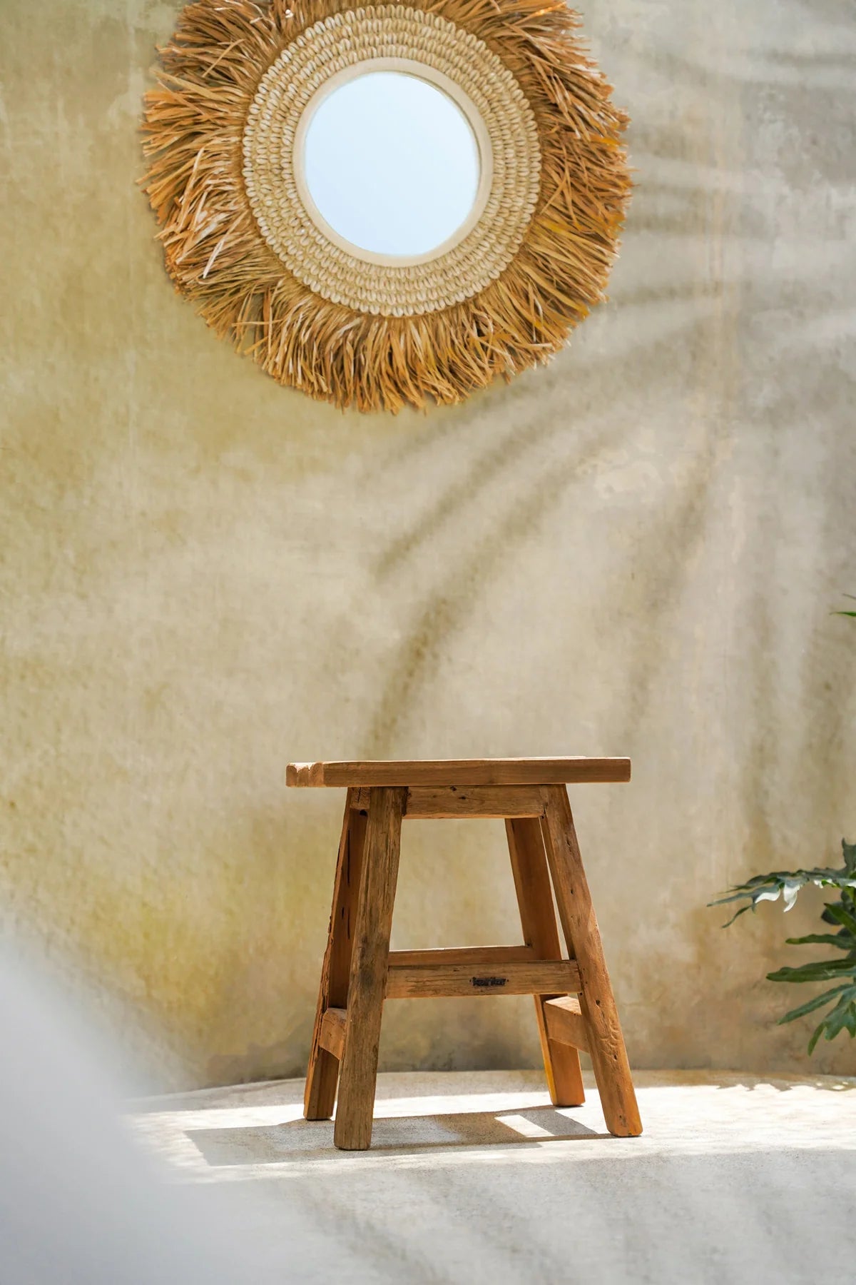 Teakhouten kruk kopen