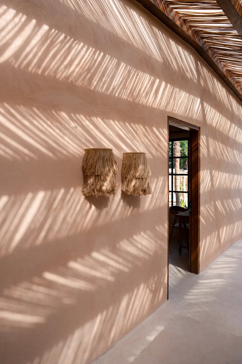 Boho wandlamp natuurlijk