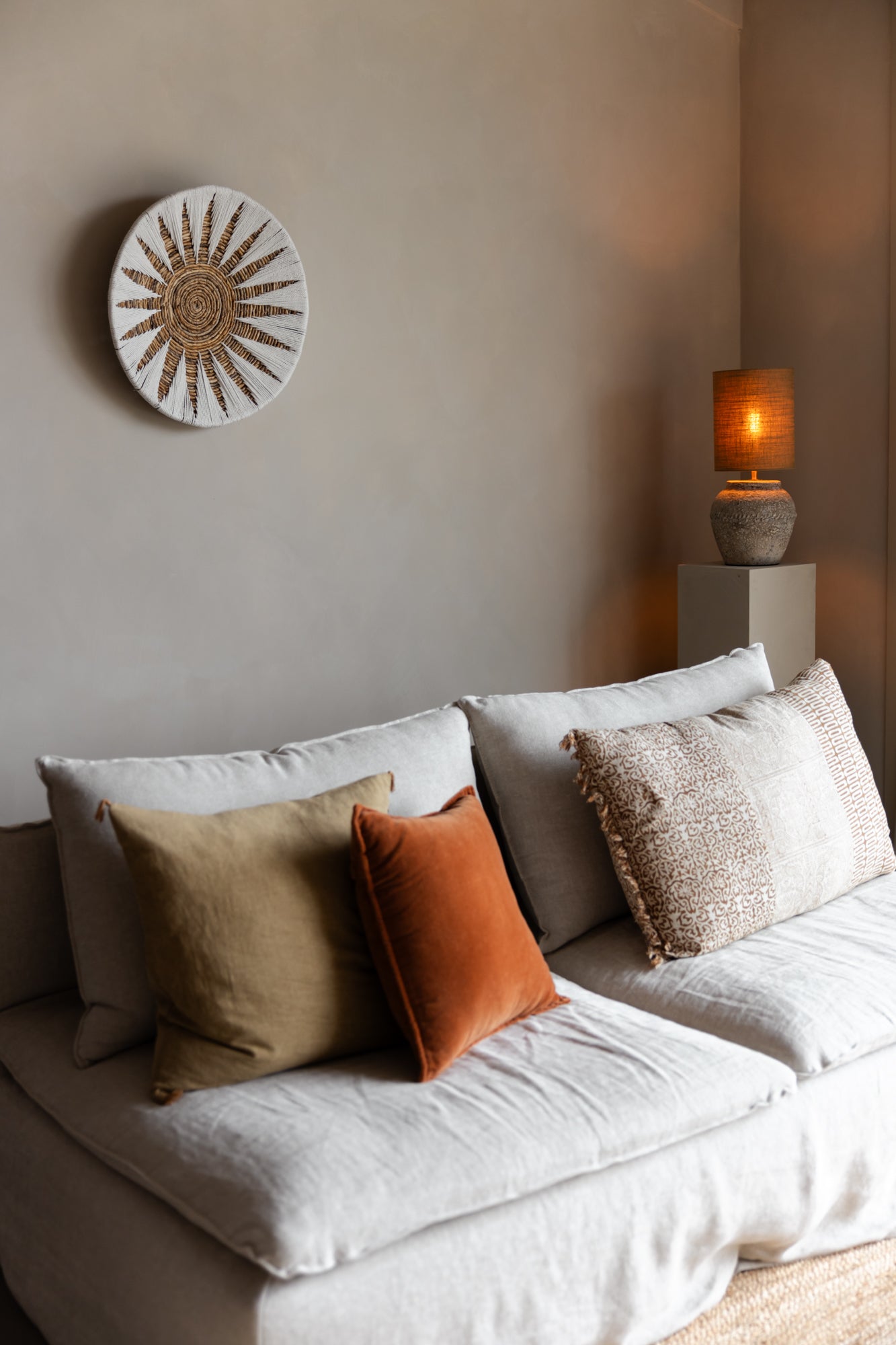 Wanddecoratie organische vormen