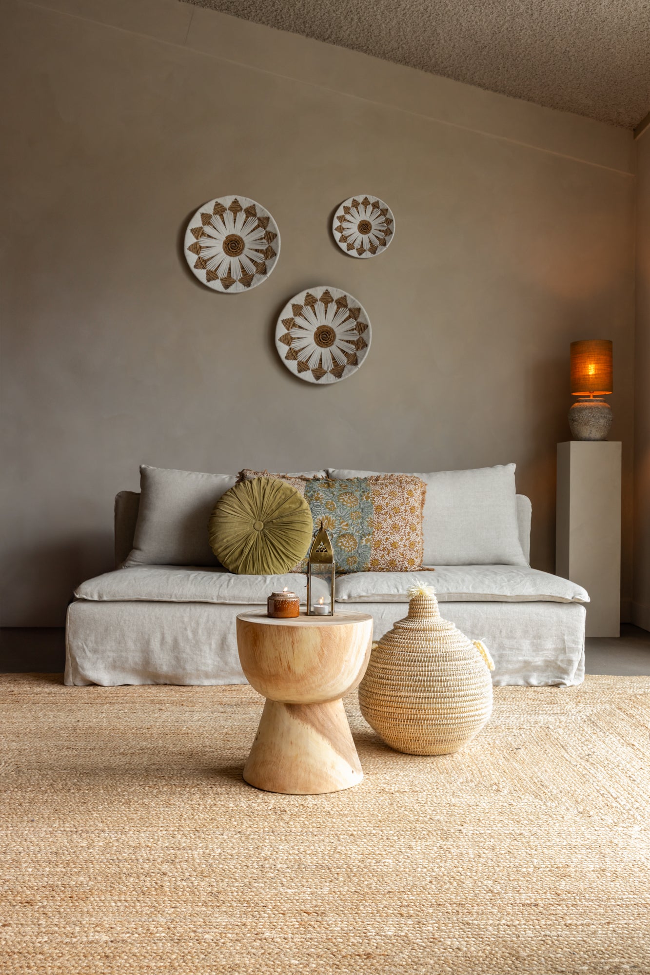 houten bijzettafel ibiza