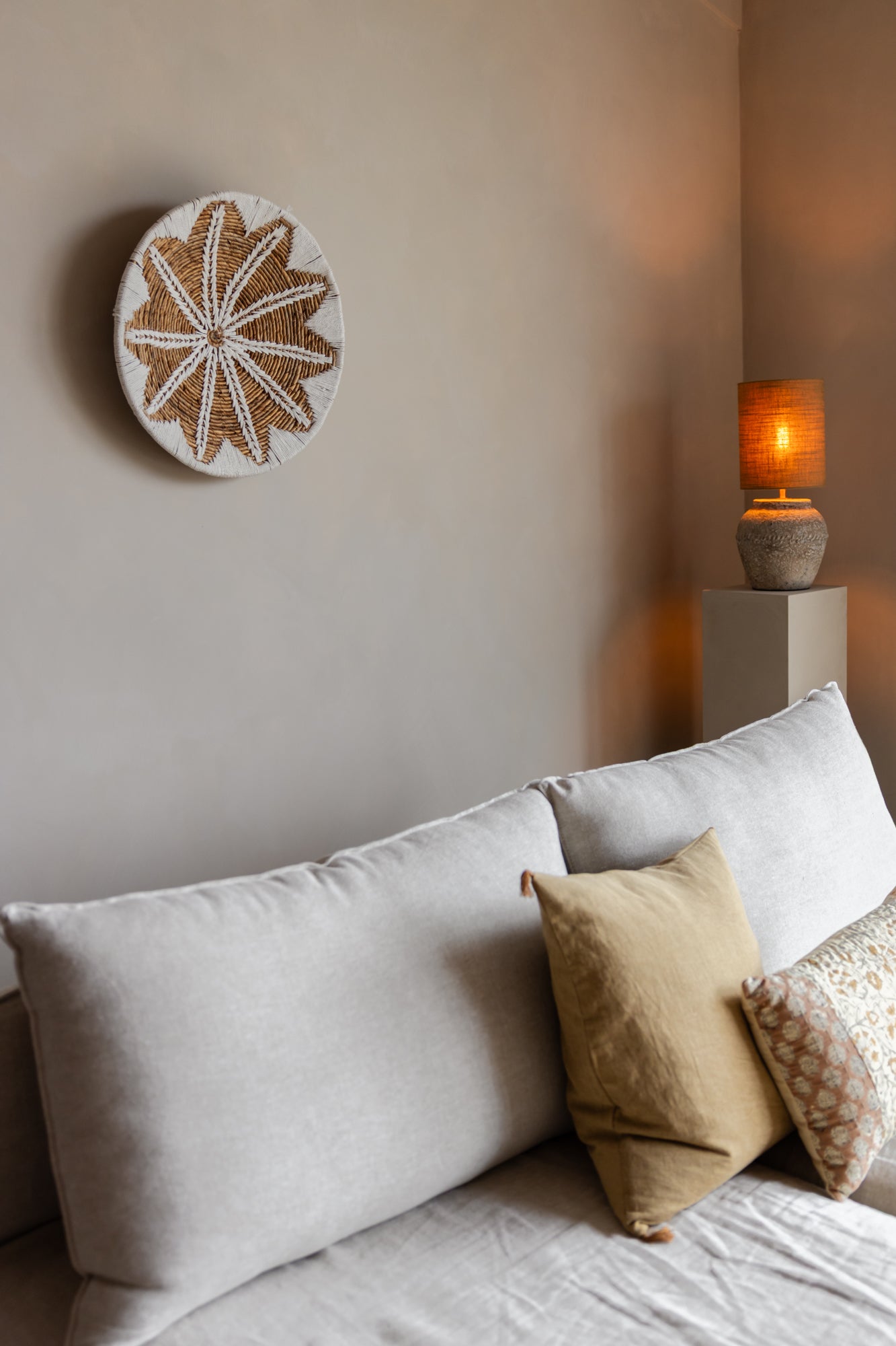 Boho wandhanger waterhyacint