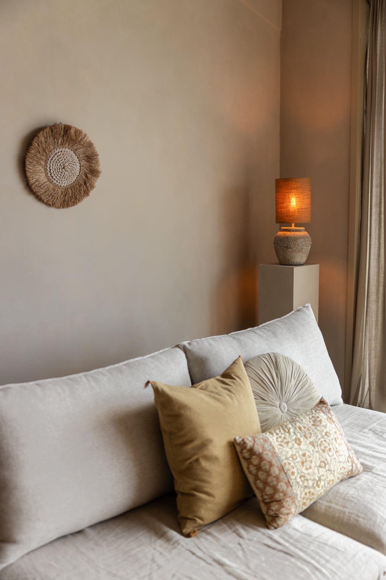 Wandschaal organische vorm