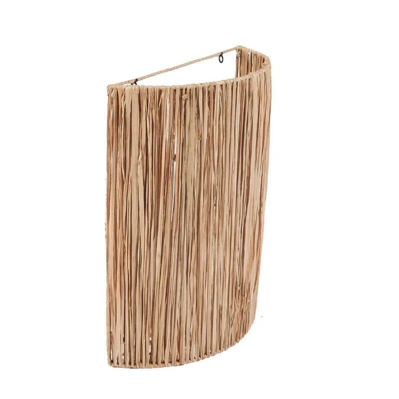 Cilindervormige wandlamp natuurlijk