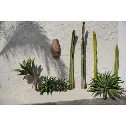 Gelaagde wandlamp organische vorm